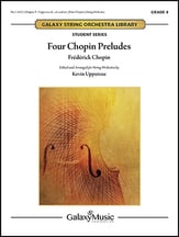 Four Chopin Preludes Orchestra sheet music cover